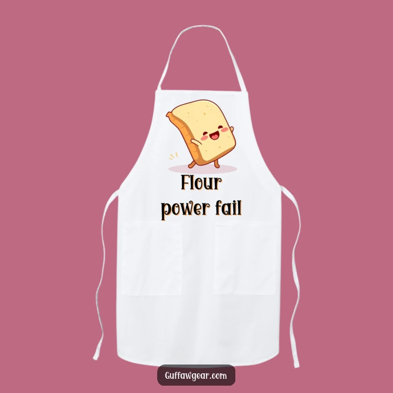 Funny Bread Cartwheel Fail Apron - Kitchen Protection with a Flourish