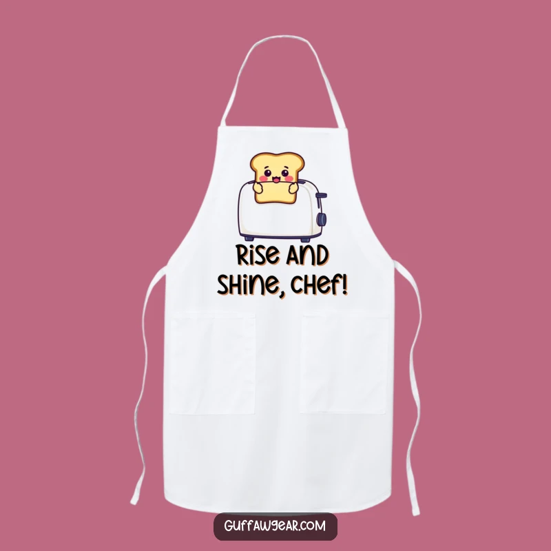 Funny Toast Surprise Apron: Kitchen Breakfast Fun - Hilarious Cooking Gift!