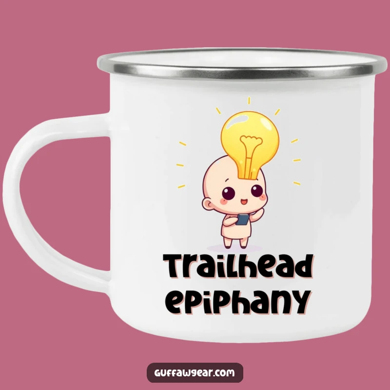 Funny Lightbulb Moment Camping Mug: Spark Ideas Around the Campfire