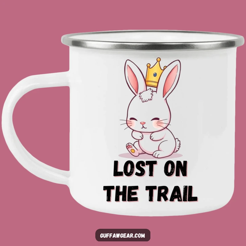 Funny Rabbit Camping Mug: Royal Klutz Adventure, Cool Funny Gift