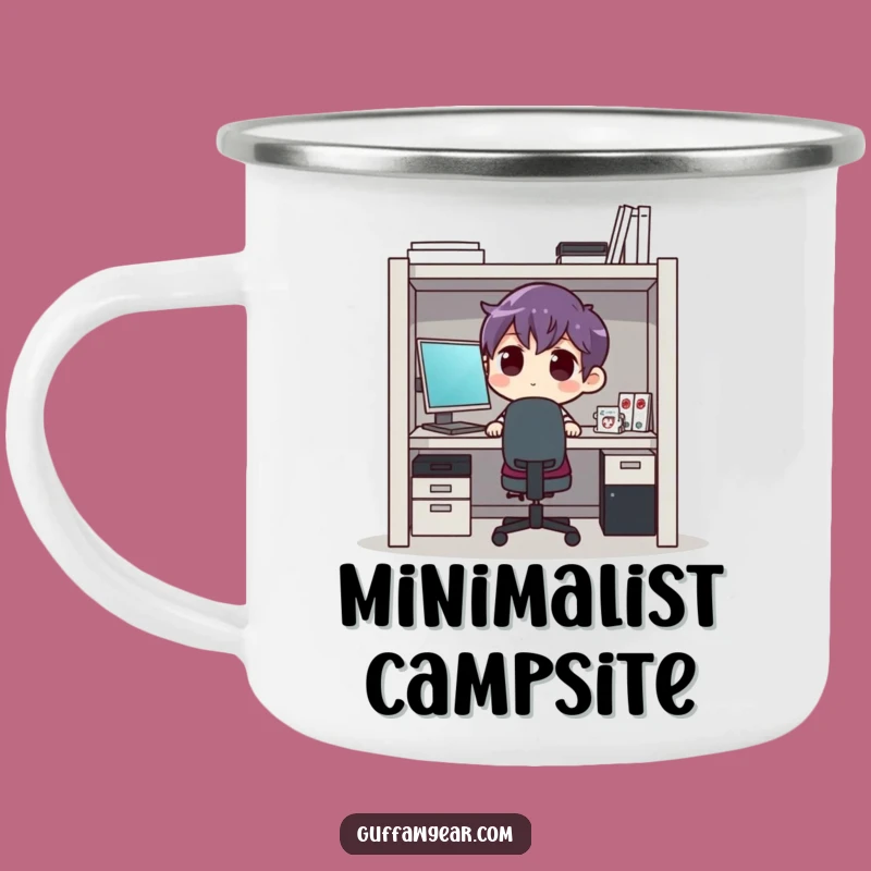 Funny Cubicle Struggle Camping Mug: Enjoy Your Brew in Any Space