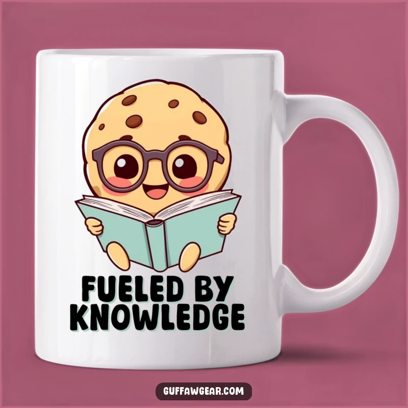 Funny Smart Cookie Mug: Intellectual Character, Perfect Funny Gift for Readers