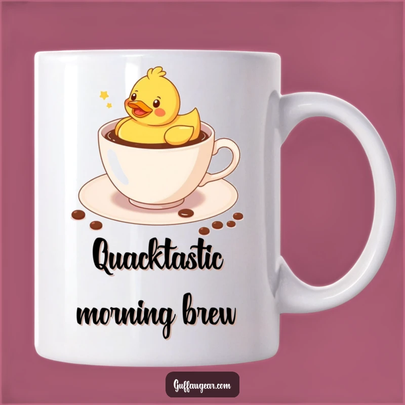 Funny Kawaii Duck Coffee Mug: Whimsical Teacup Float Gift