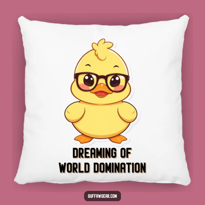 Funny Mischievous Duck Pillow: Soft and Hilarious Comfort for Plotting Minds