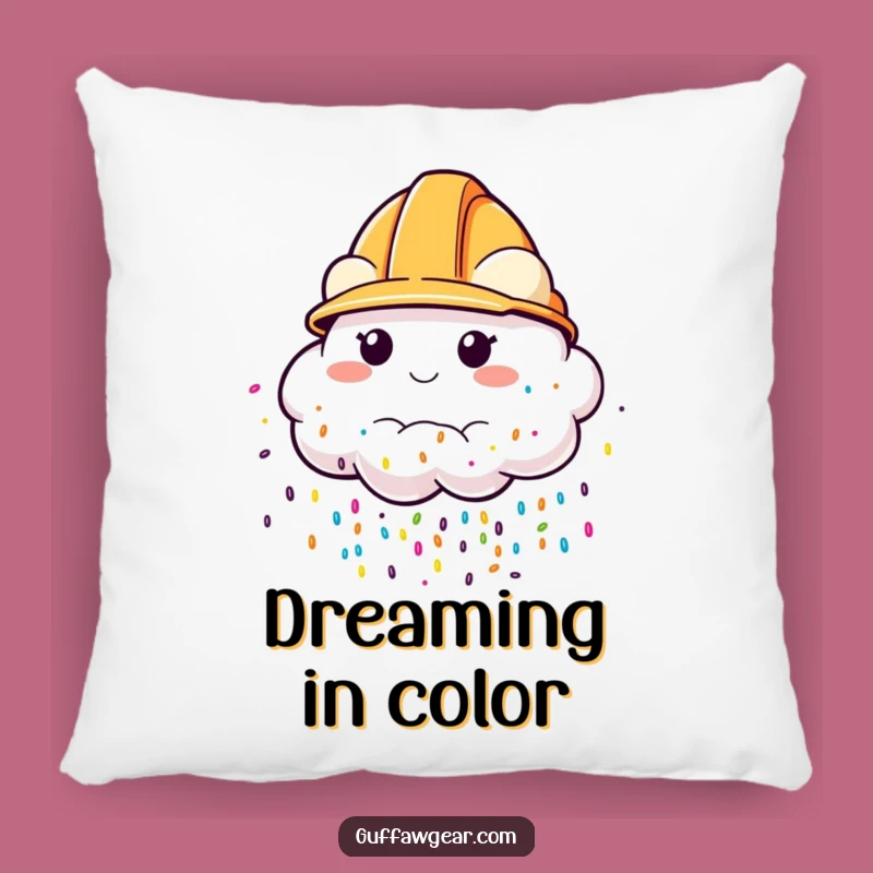 Funny Sprinkle Cloud Pillow: Cozy Comfort with a Sweet Touch