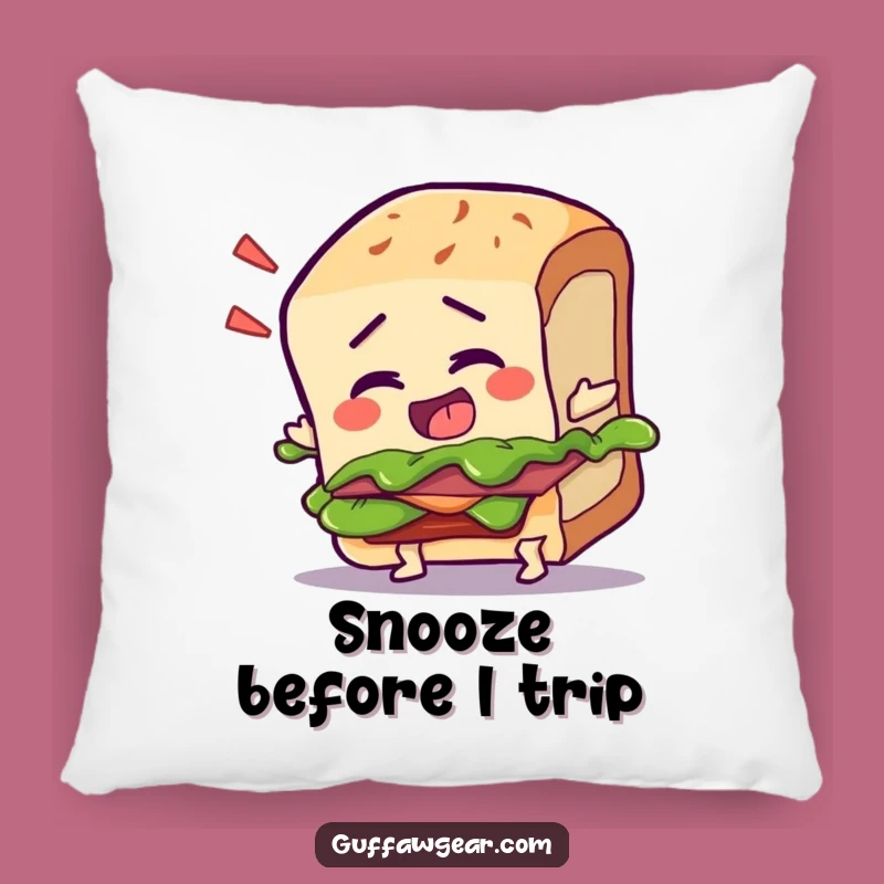 Funny Talking Sandwich Pillow: Soft and Hilarious Comfort with Foodie Drama