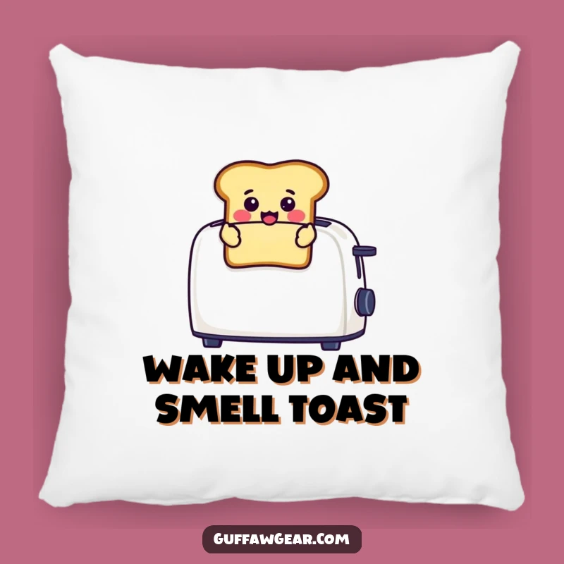 Funny Toast Surprise Pillow: Breakfast Comfort - Soft & Hilarious Gift!