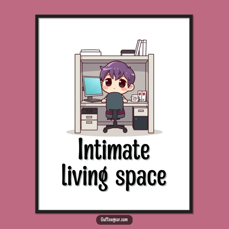 Funny Cubicle Life Digital Art: Hilarious Office Decor for Small Spaces