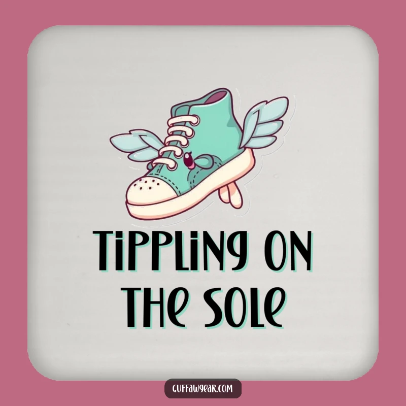 Funny Flying Shoe Coaster: Protect Surfaces with Ambitious Charm