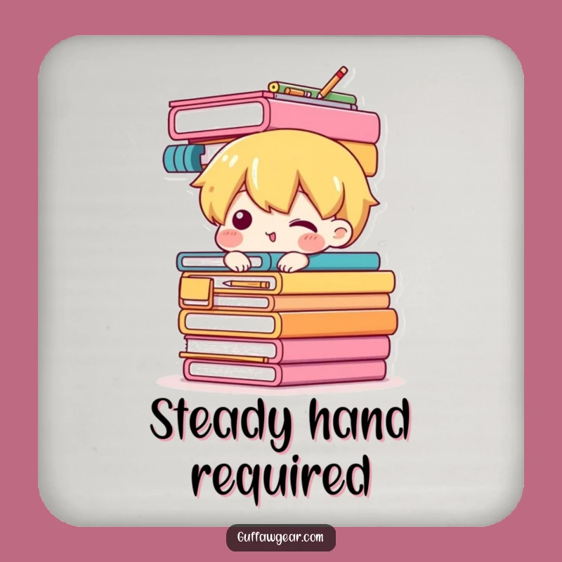 Funny Office Supply Balance Coaster: Hilarious Desk Protection