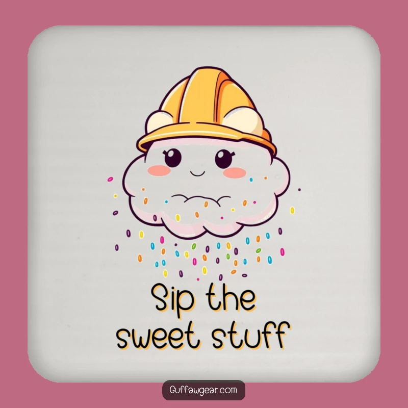 Funny Sprinkle Cloud Coasters: Protect Surfaces with Sweet Style
