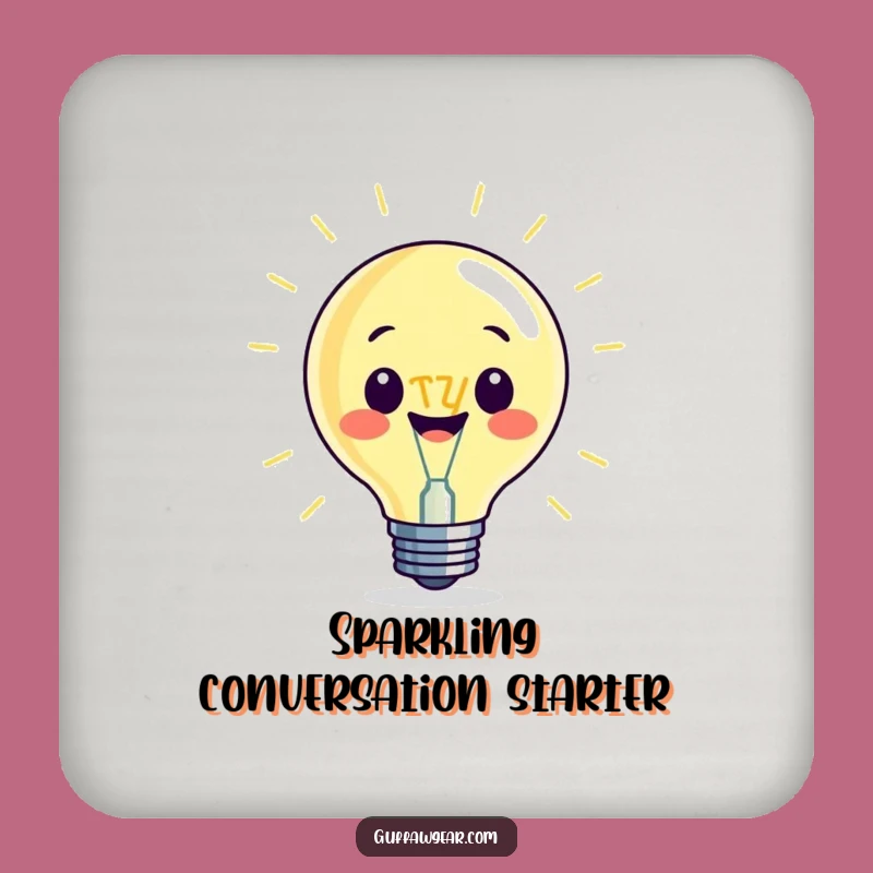 Funny Lightbulb Filament Coaster - Protect Surfaces with Bright Flair!