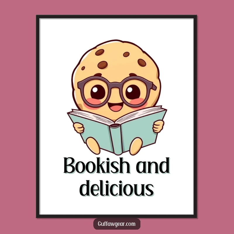 Funny Smart Cookie Poster: Intellectual Character Art, Ideal Funny Gift