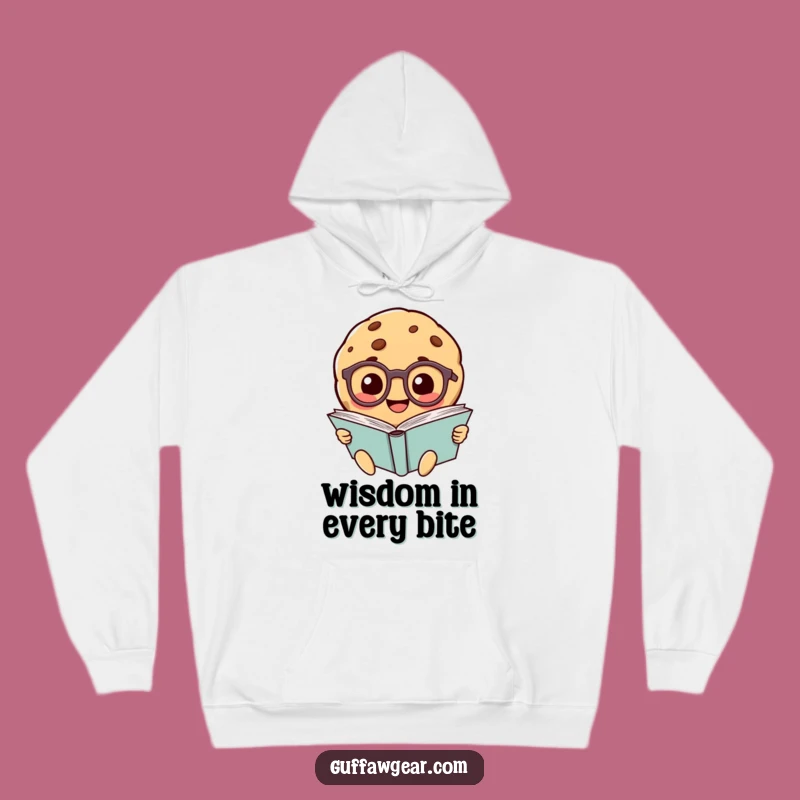 Funny Bookworm Cookie Hoodie: Intellectual Character, Ultimate Funny Gift