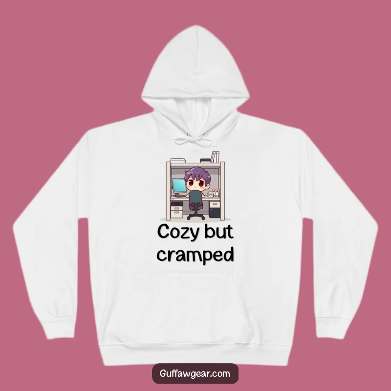 Funny Cubicle Life Hoodie: Stay Cozy in Your Tiny Workspace