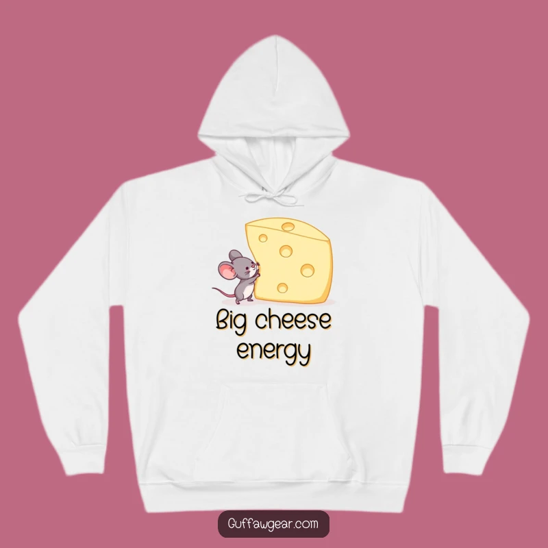 Funny Mouse Cheese Lift Hoodie: Cozy Comfort for Big Efforts