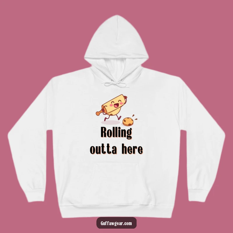 Funny Rolling Pin Hoodie: Ultimate Comfort with Hilarious Baking Chase
