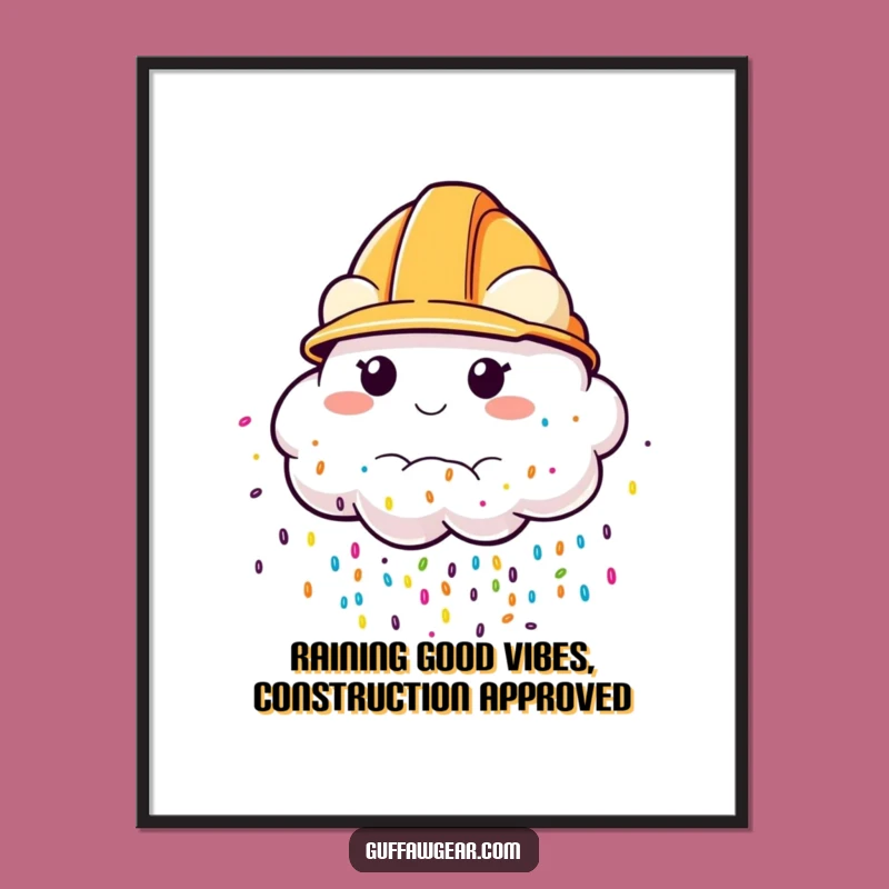 Free Printable Wall Art: Sprinkle Cloud Humorous Downloadable Decor for Playful Spaces