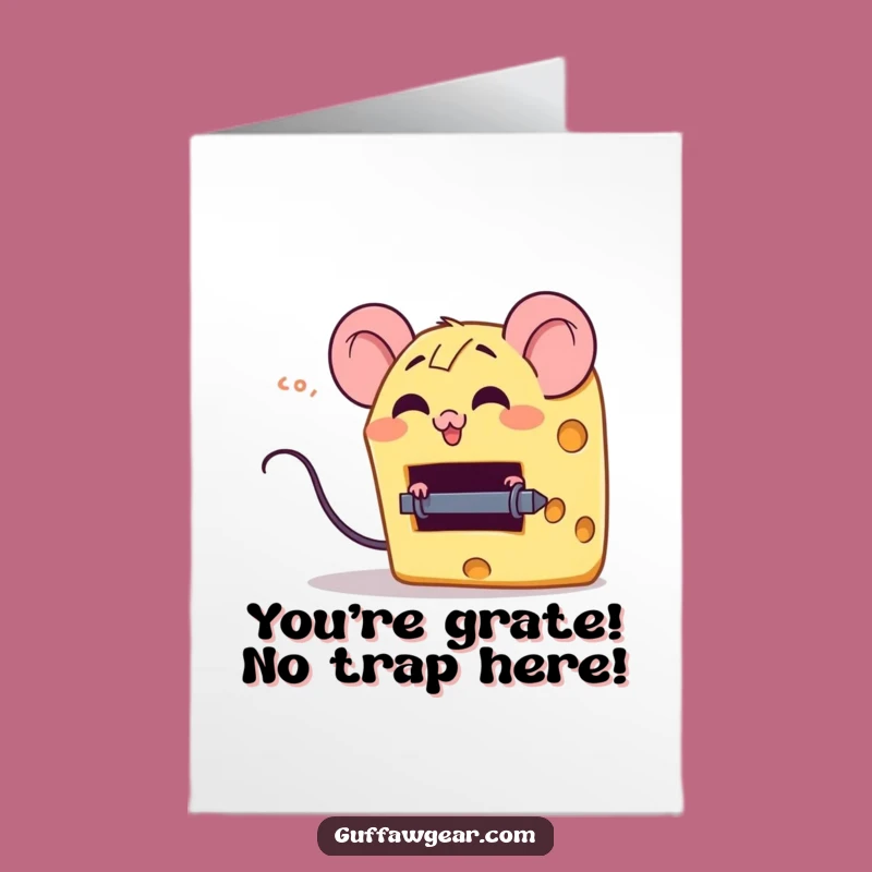 Cheese Escape Free Printable Congratulations Card - Humorous Downloadable Gift