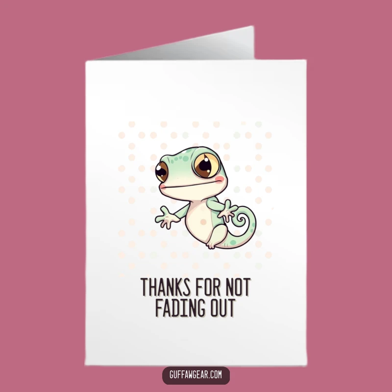 Free Printable Thank You Card: Amusing Chameleon Mismatch DIY Gift