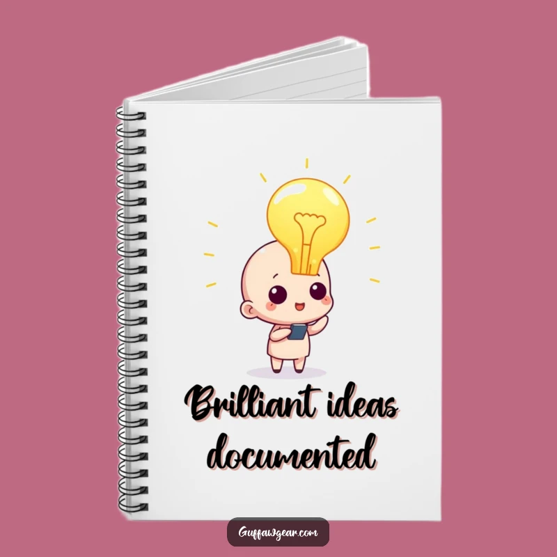 Funny Lightbulb Idea Notebook: Jot Down Your Genius Thoughts