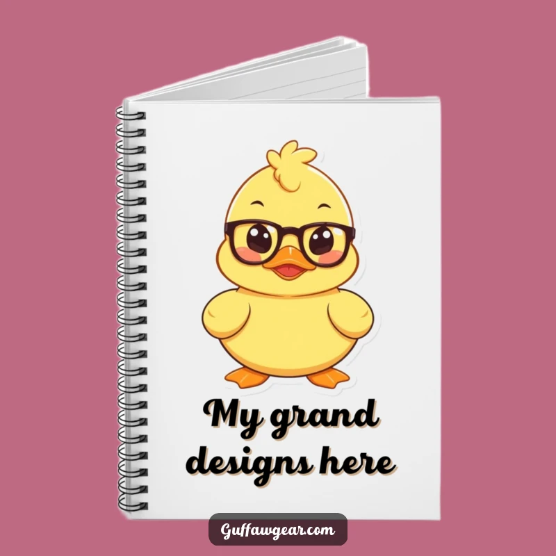 Funny Mischievous Duck Notebook: Hilarious Journal for Plotting Ideas