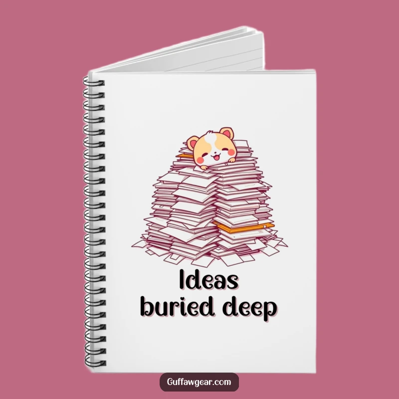 Funny Paperwork Tumble Notebook: Hilarious Animal Office Organizer