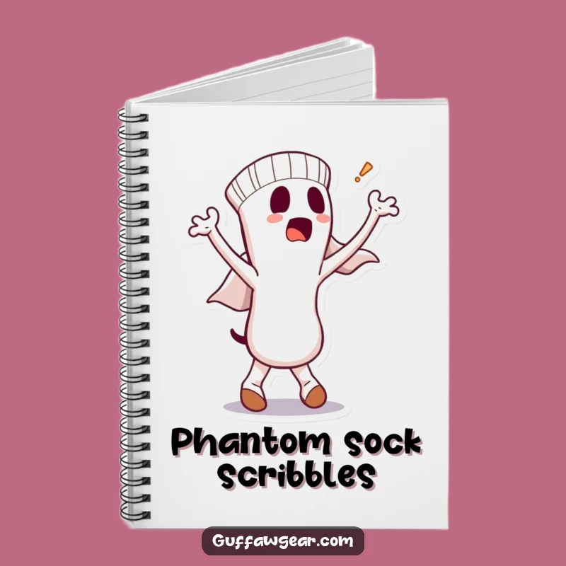 Funny Sock Ghost Notebook: Bewildered Spirit Journal - Hilarious Gift for Ideas!