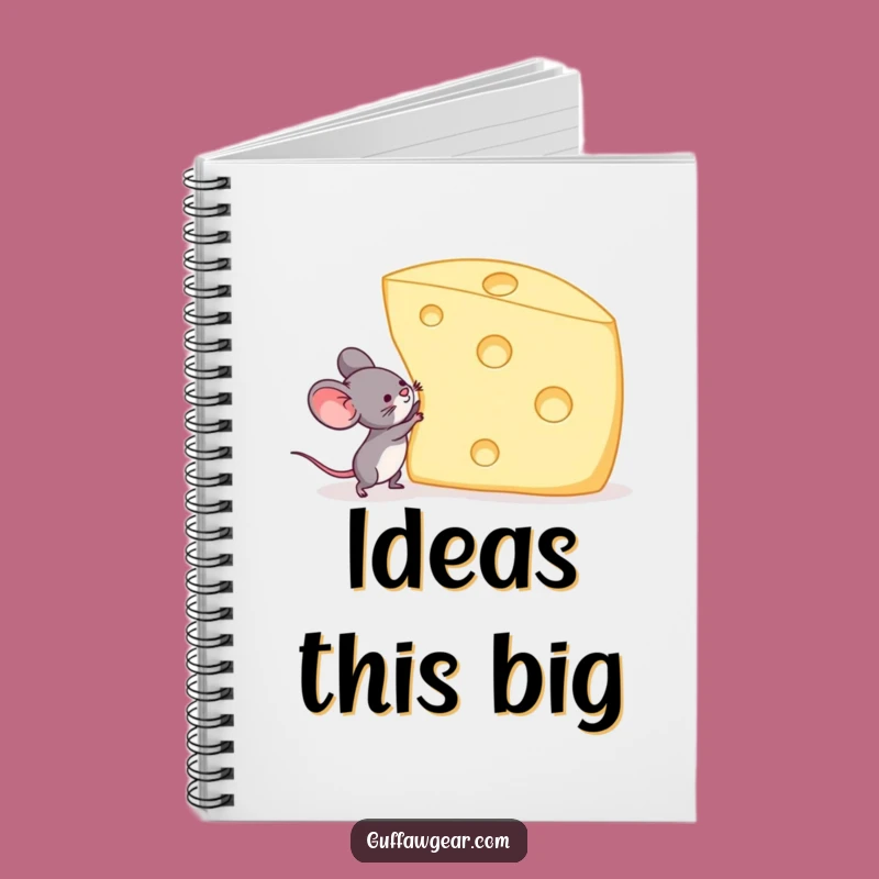 Funny Mouse Cheese Lift Notebook: Plan Your Big Moves