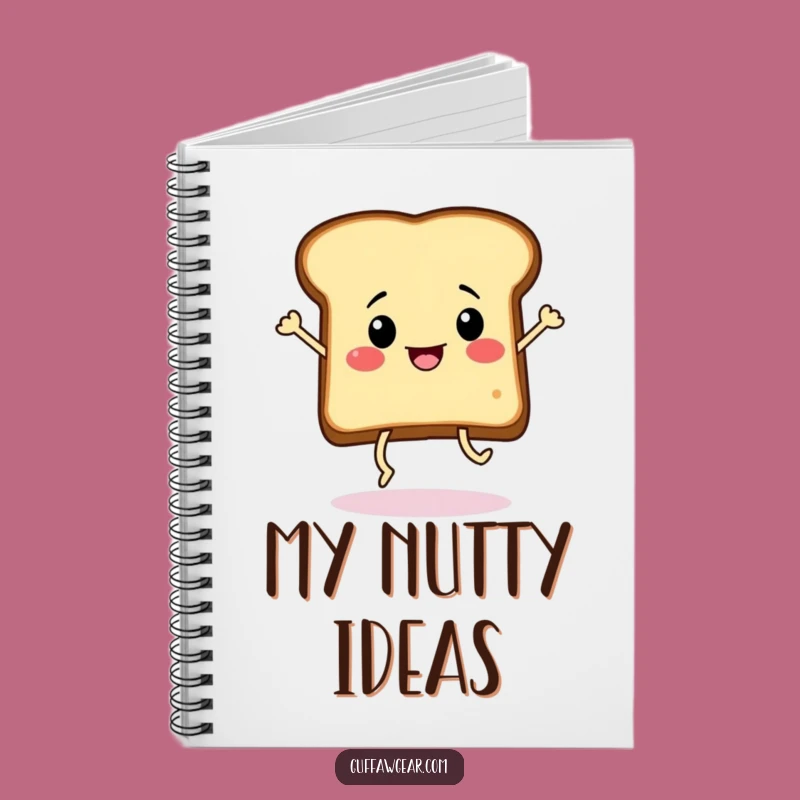 Funny Dancing Toast Notebook: Doodle Your Way Through the Day