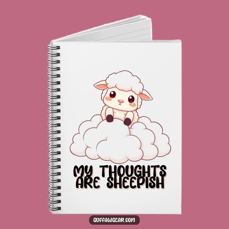 Funny Sheep Cloud Fall Notebook: Journal Your Dramatic Thoughts