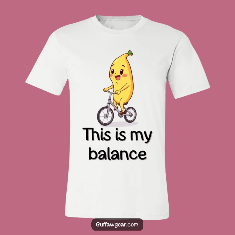 Funny Banana Unicycle T-Shirt - Wear Your Joyful, Quirky Style Today!