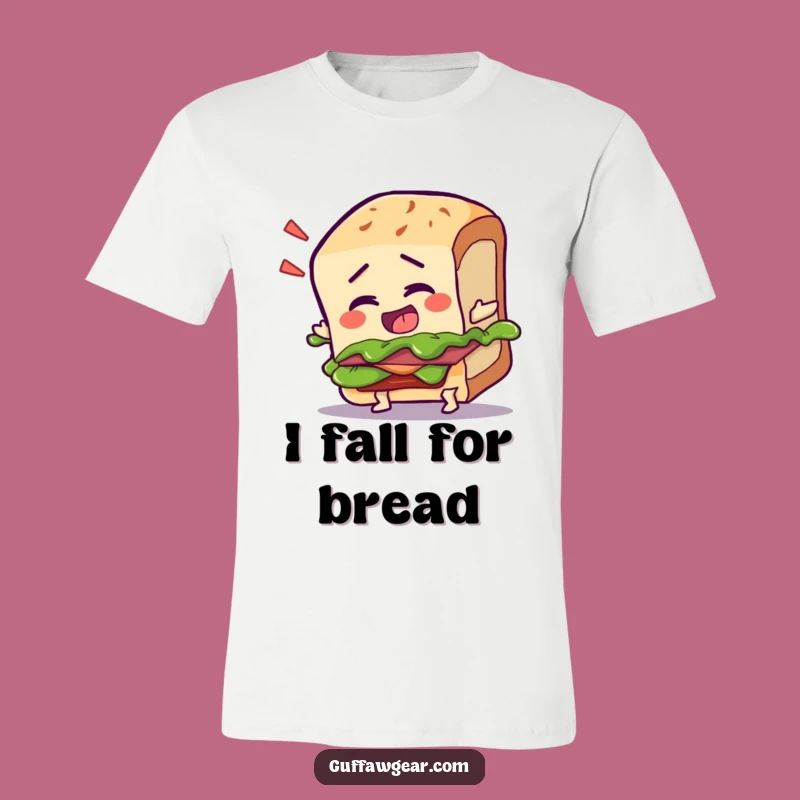 Funny Talking Sandwich T-Shirt: Hilarious Dramatic Fall Tee for Foodie Fun