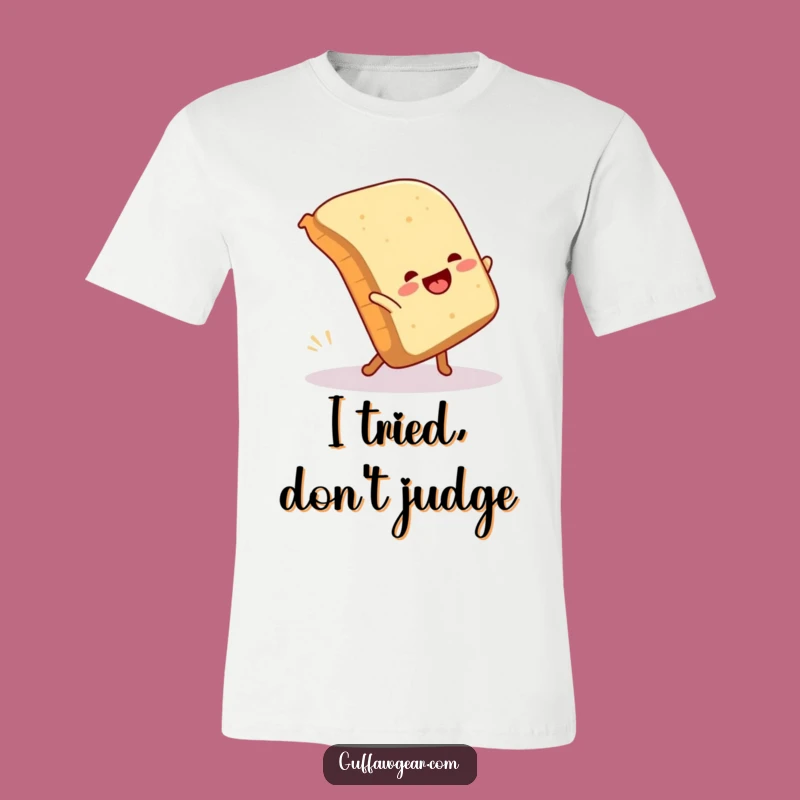 Funny Bread Cartwheel Fail T-Shirt - Hilarious Bakery & Fun Tee