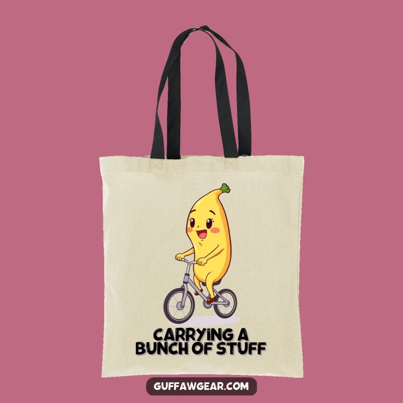 Funny Banana Unicycle Tote Bag - Carry Your Happiness Everywhere You Go!