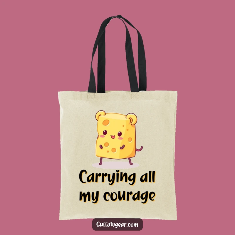 Funny Cheese Escape Tote Bag: Carry Your Humor and Essentials Hilariously