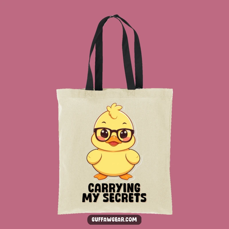 Funny Mischievous Duck Tote Bag: Hilarious Carry-All for Plotting Essentials