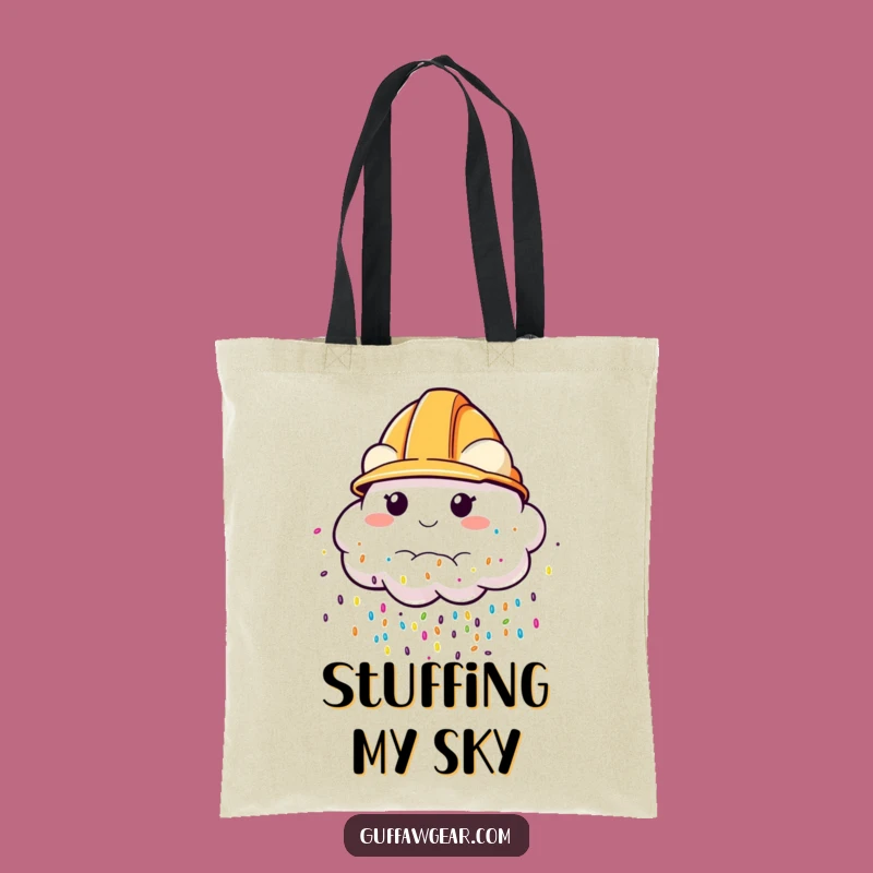 Funny Sprinkle Cloud Tote Bag: Carry a Little Joy Everywhere