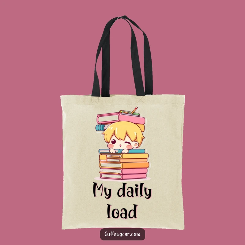 Funny Office Supply Balance Tote Bag: Hilarious Desk Organizer Carry-All